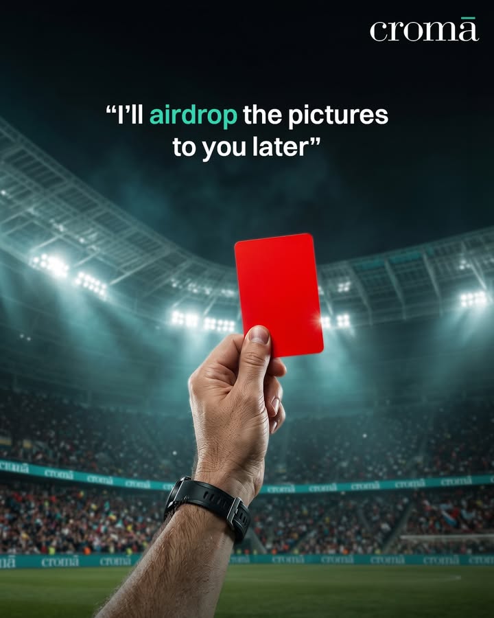Thats a straight red in our books Croma, Electronics, Football, World Cup, Airfryer, Football fans 