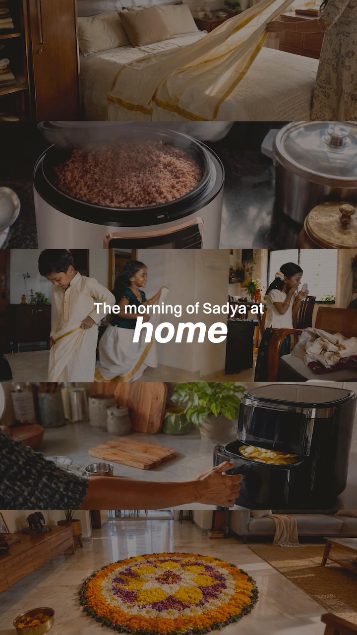 Onam is when the whole home comes together