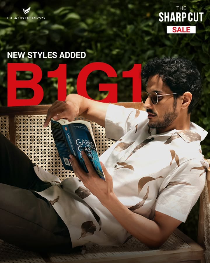 Double the style, half the price The Sharp Cut Sale is on now get Buy 1 Get 1 FREE
