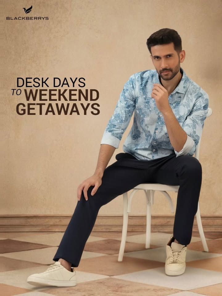 Are you Friday ready Blackberrys Casual Shirts are your perfect companion to carry you through desk days, Fridays, and bey...