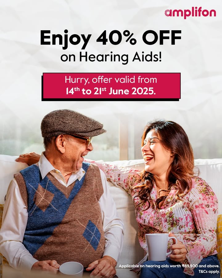 This Father s Day, give the gift of better hearing and enjoy 40 OFF Enjoy 40 OFF on Hearing Aids from 14th to 21st June, a limited time offer you dont want to miss Valid on devices priced at 69,900 and above. T Cs apply This Father s Day, give the gift of better hearing and enjoy 40 OFF Enjoy 40 OFF on Hearing Aids from 14th to 21st June...