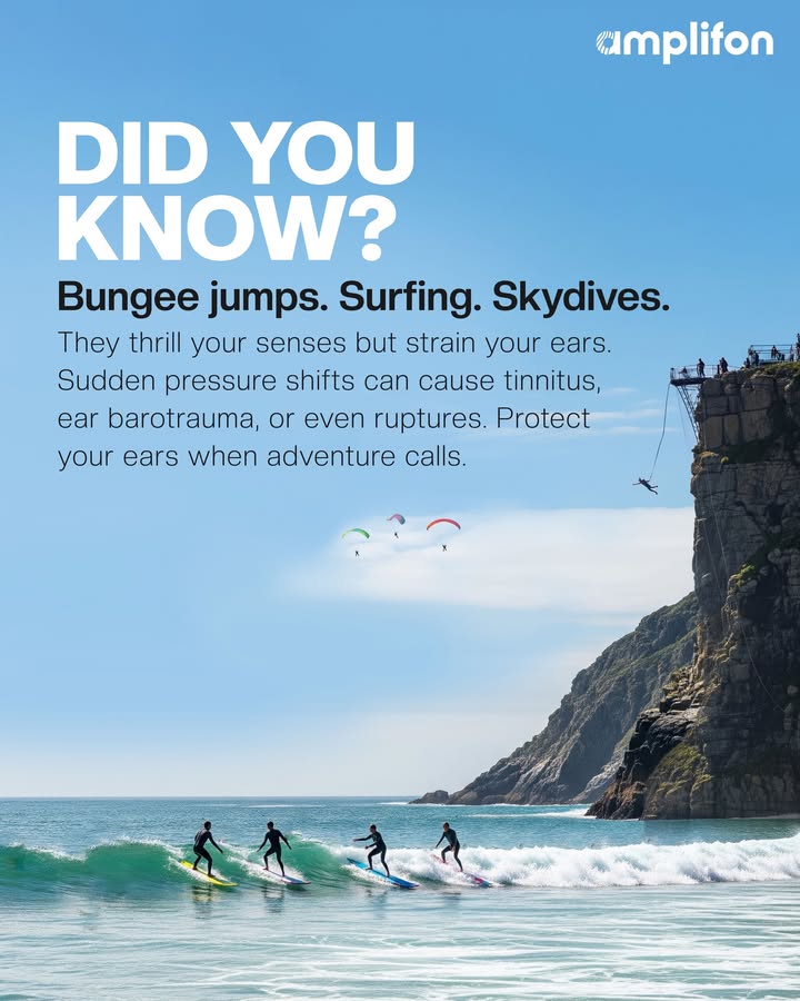 Adventure sports offer an unbeatable rush, but they can also pose hidden risks to your hearing. Sudden pressure changes, high decibel engines, and even water impact during dives or surfing can cause serious ear damage Adventure sports offer an unbeatable rush, but they can also pose hidden risks to your hearing