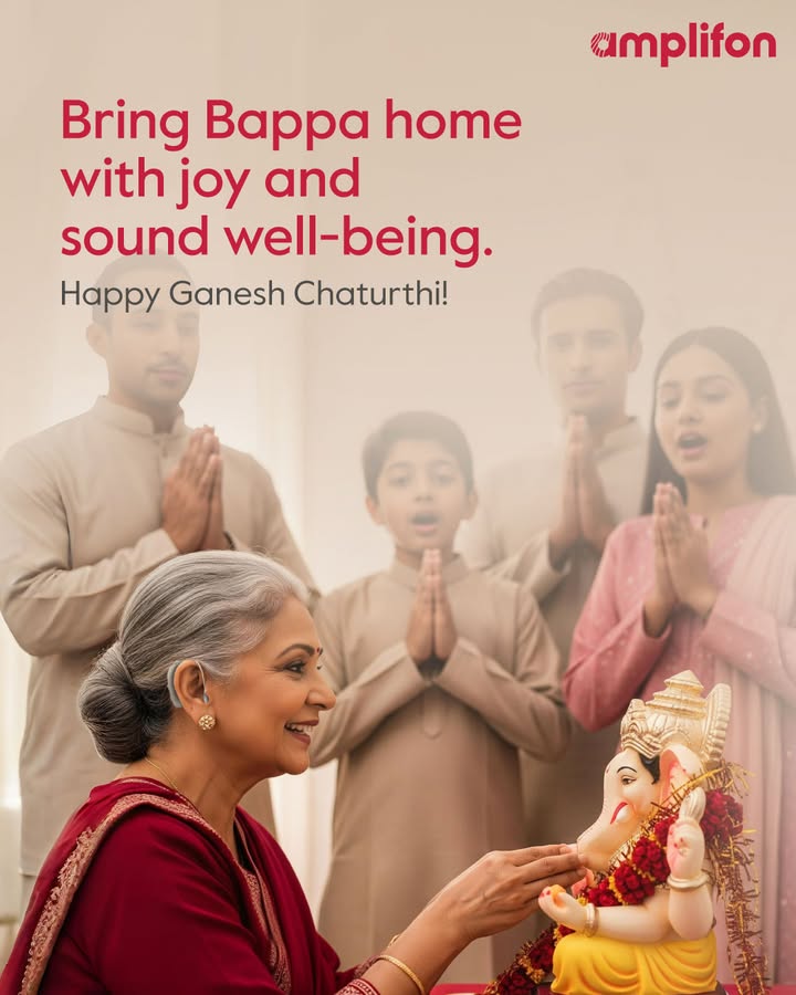 Wishing you a Ganesh Chaturthi filled with soulful aartis, joyful laughter, timeless stories, and voices that touch the heart. May every chant, cheer, and cherished moment be heard in its fullest joy Wishing you a Ganesh Chaturthi filled with soulful aartis, joyful laughter, timeless stories, and voices that touch the hear...