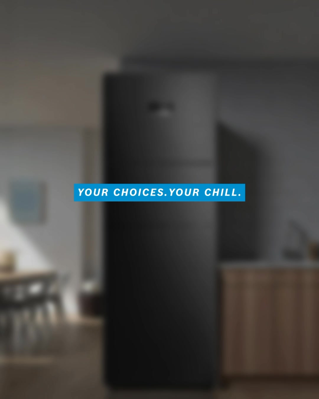 His diets intense. Good thing the Bosch Max Flex Refrigerator is built to keep up