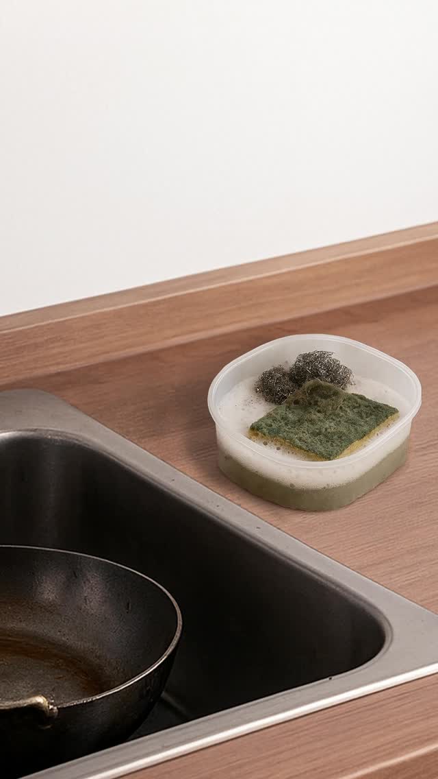 That scrubber you keep reusing Its a germ magnet
