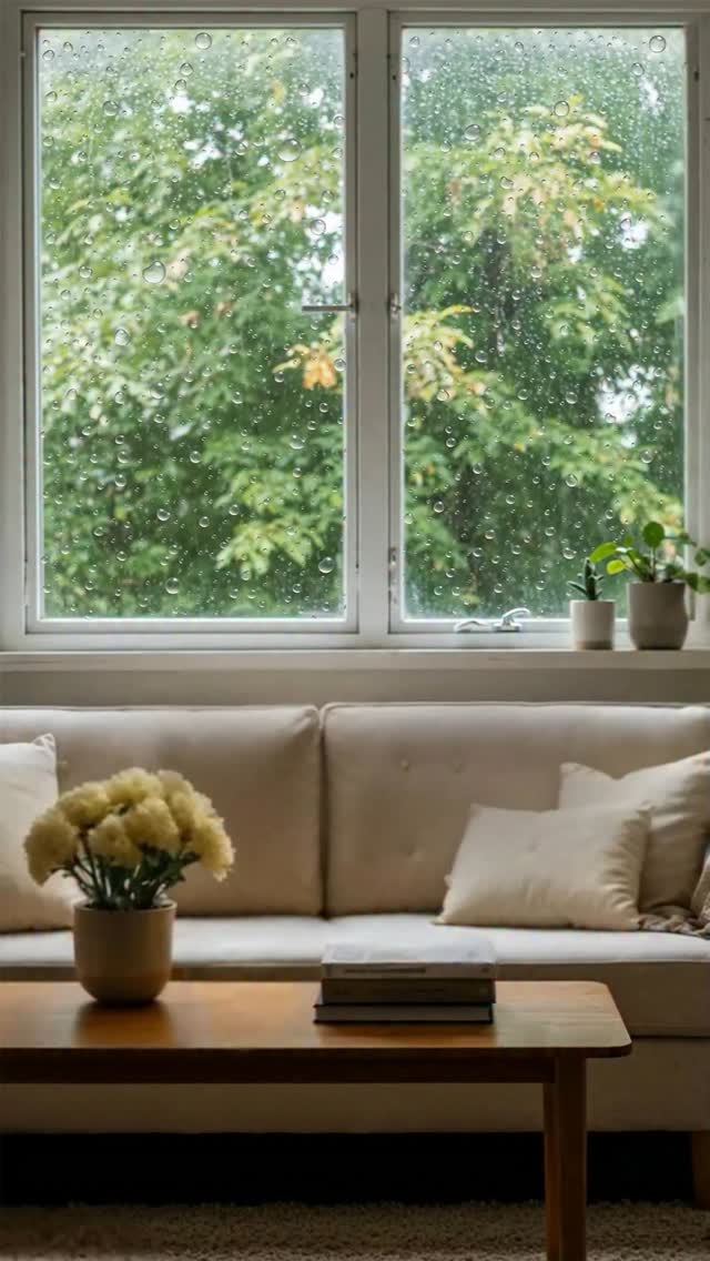 When the skies pour, slow down and pour yourself some care. A little time. A warm cup. A moment just for you