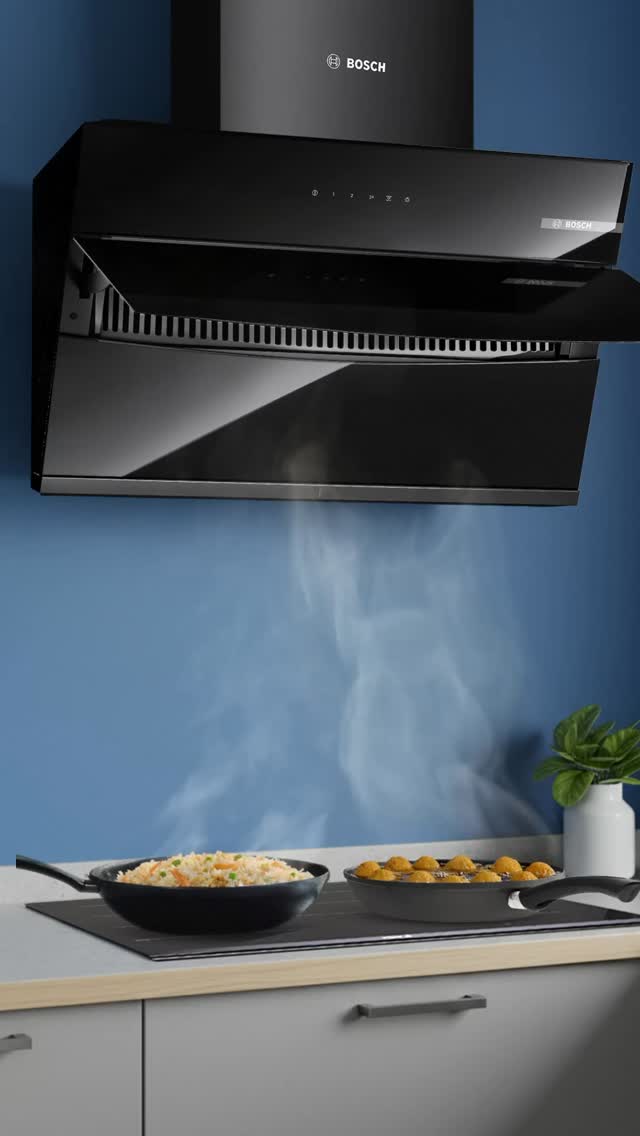 Grease build up Bosch Chimney takes care of it