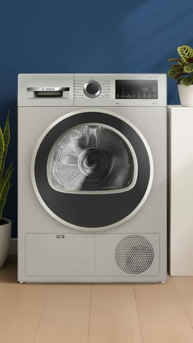 Tired of lint ruining your favourite tees Bosch Dryer keeps every outfit spotless and lint free, so you look fresh, every ...