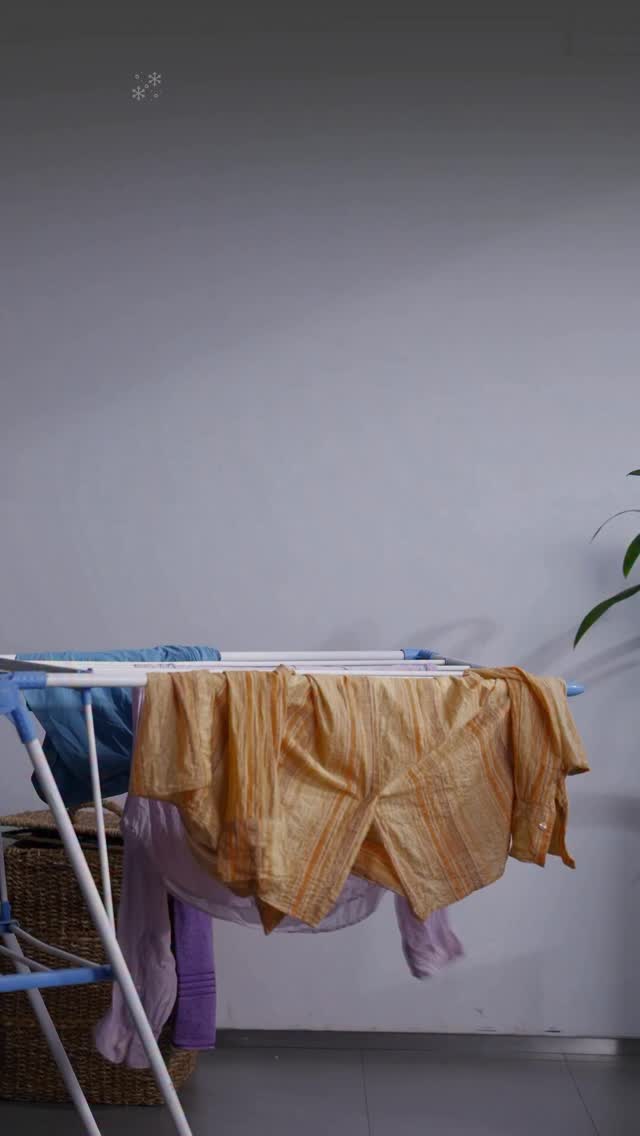 If flipping your clothes like a magician could dry them winters would be easier