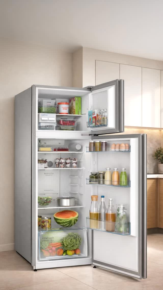 When your fridge finally matches your lifestyle The Bosch XL Refrigerator gives you space and consistent cooling for everyt...