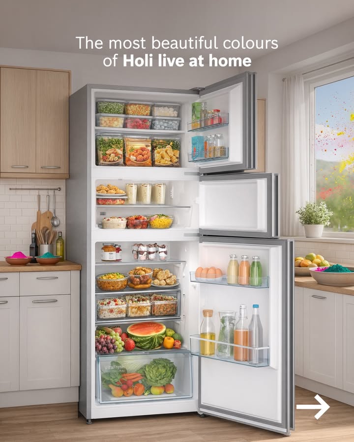 The most beautiful colours of Holi begin at home In every dish prepared, and every smile shared together