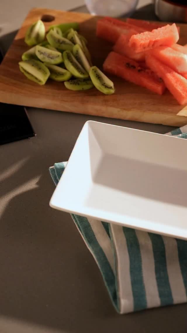 We just made the ultimate summer refresher The Watermelon Kiwi Cooler Boschs VitaExtract Slow Juicers gentle squeezing t...