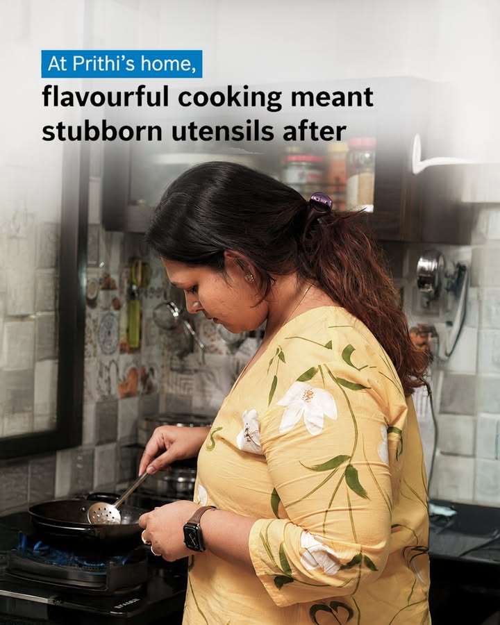 Cooking full of masalas and deep frying comes with tough cleanup. And some kitchens deal with that every single day