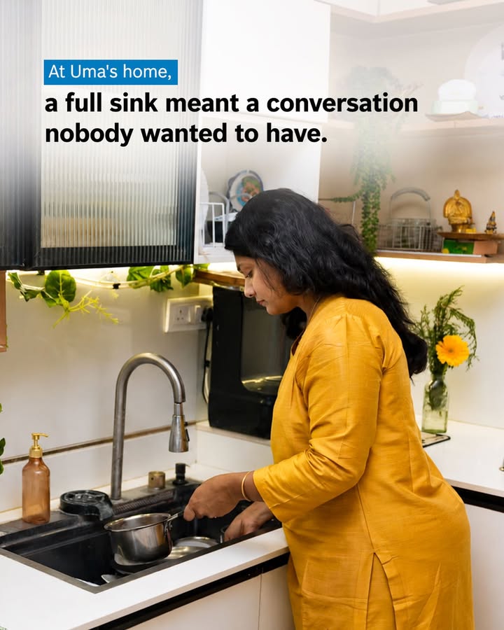 Its never just about washing the piled up utensils. Sometimes its about who is going to wash them