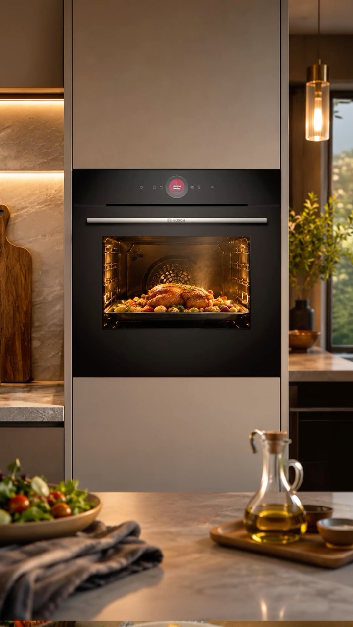 Your taste buds dont believe in routines. Neither does the Bosch Combi Steam Oven. Multiple modes. Multiple possibilities