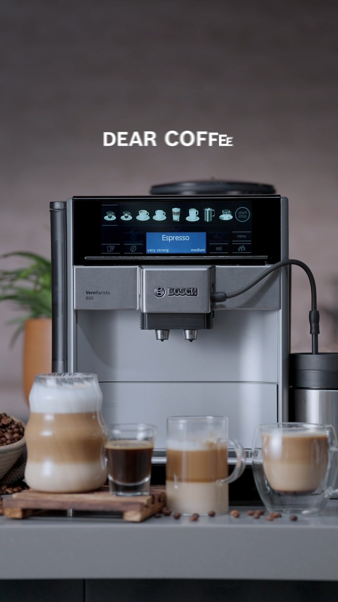 Whatever the mood, theres always time for coffee. Stay refreshed from AM to PM with the Bosch Coffee Machine