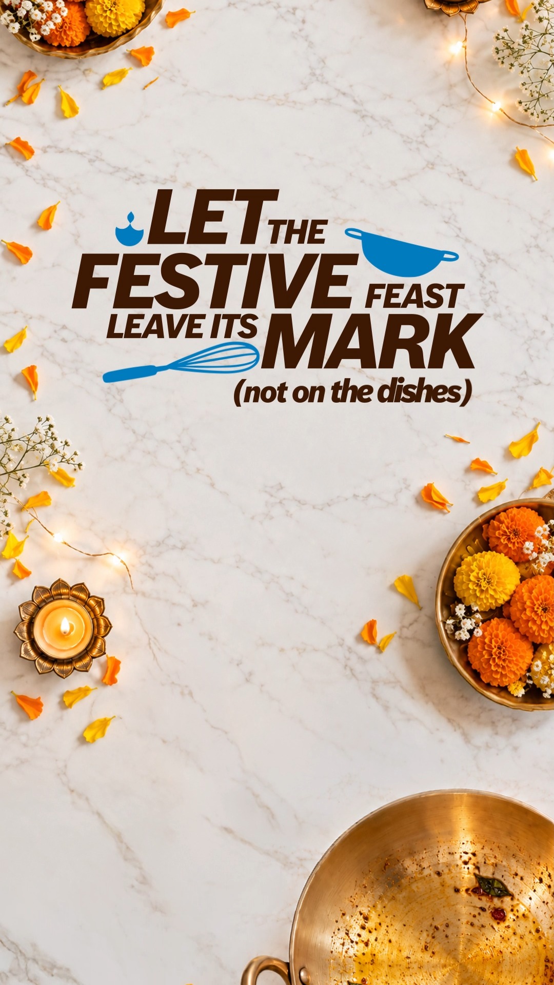 Let the festive feast leave its mark on memories, not on the dishes