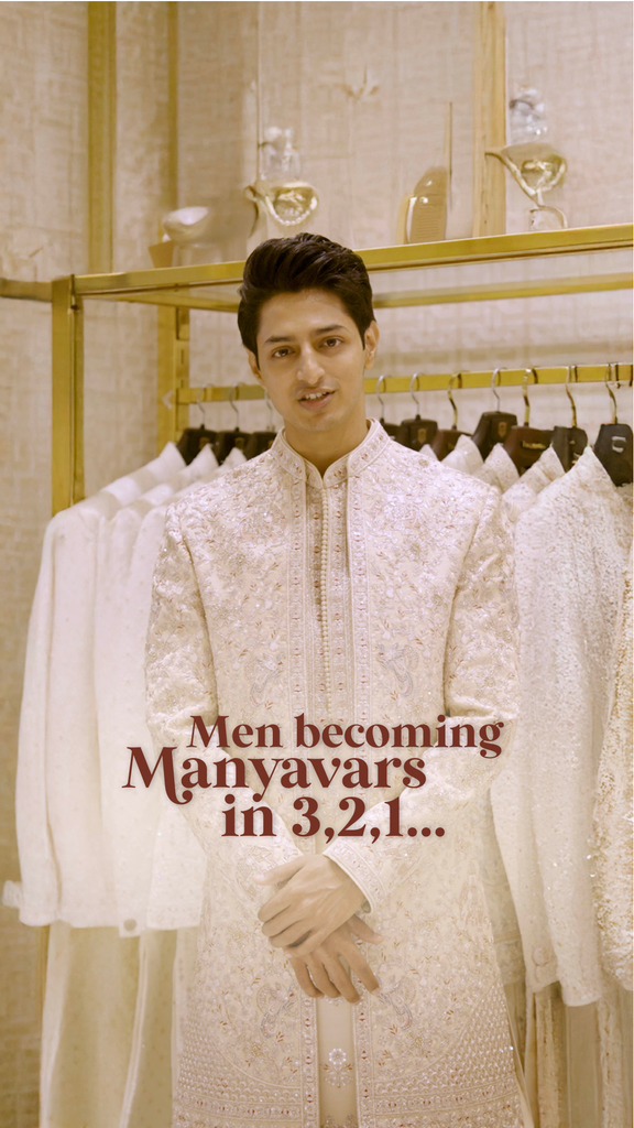 From final fittings to first looks in the mirror this is what wedding shopping looks like when it all starts at Manyavar
