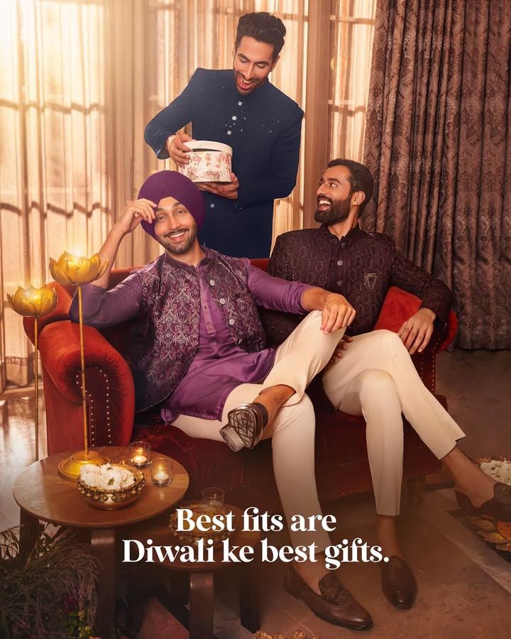 Diwali ka asli gift the best fits from Manyavars Diwali Collection Find the perfect outfit to flaunt this Diwali, visit...
