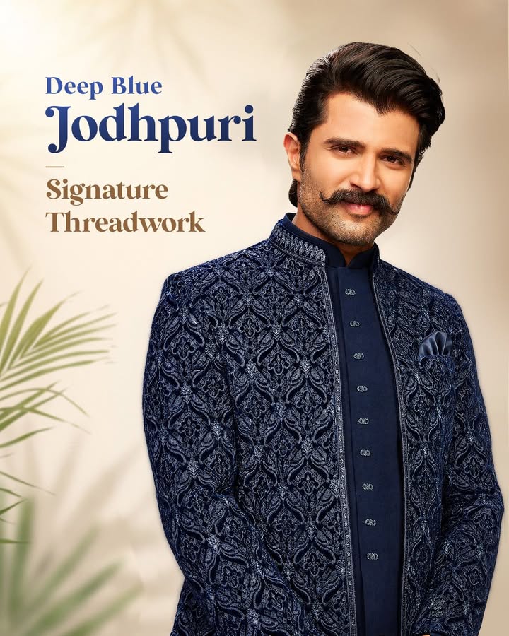Deep navy, embroidered edge to edge