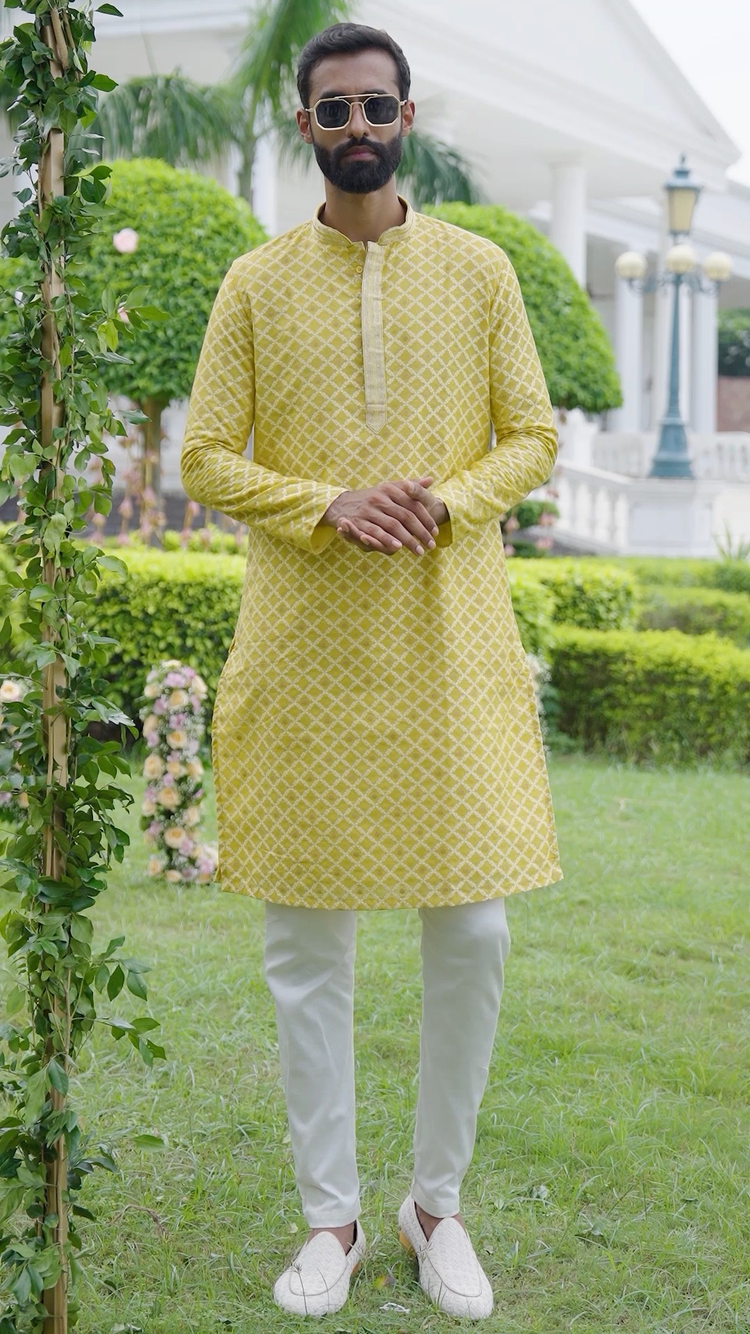 Every shade of Haldi deserves a different fit Find your Haldi look at Manyavar.com or your nearest Manyavar store