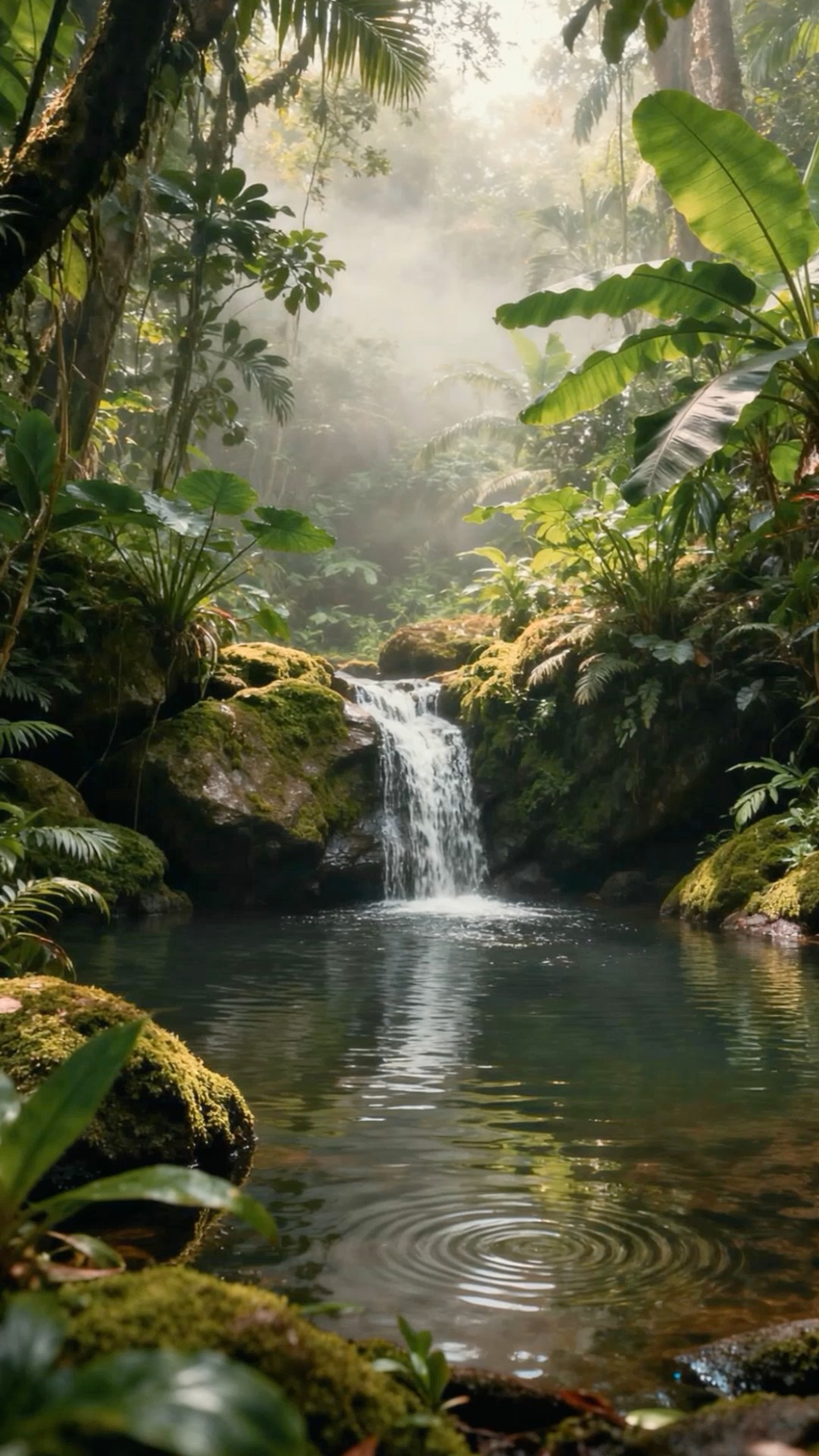 In the depths of the forest, amid branches, leaves, and flowers, only a few are treated to the beauty of the regal creatures...