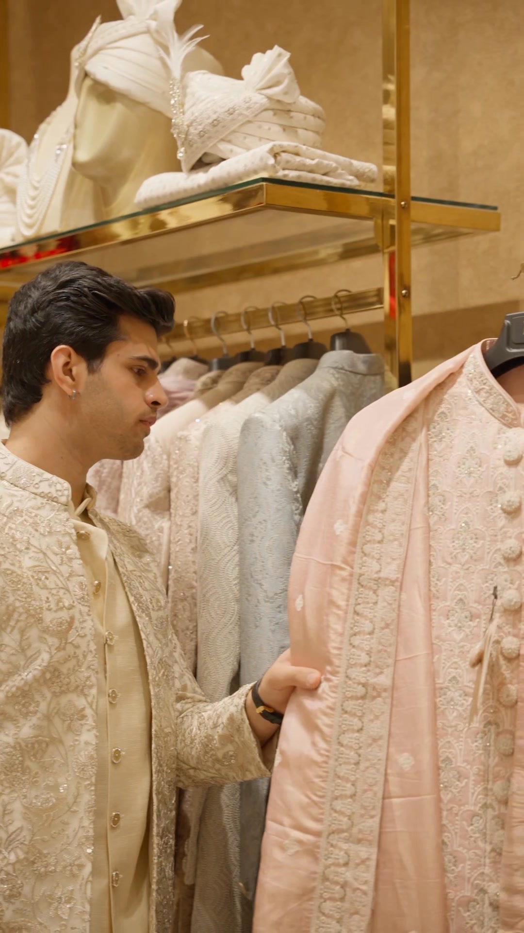 Style, celebration, and meaningful conversations came together at the Manyavar store