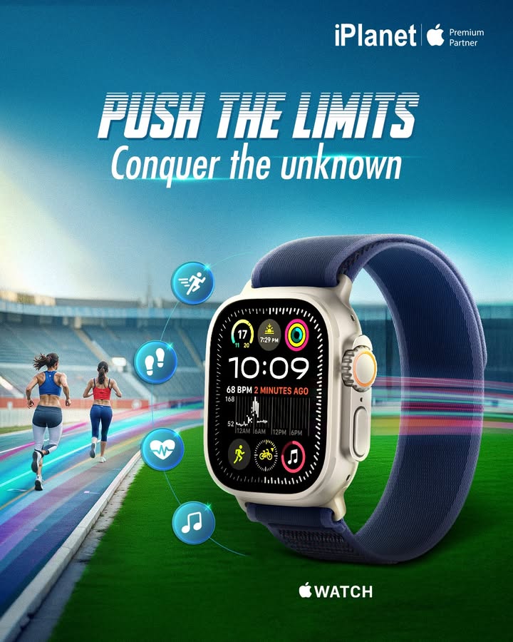 Crush goals. Count every heartbeat. Own your fitness. The Apple Watch keeps up with every move you make. Track your workouts, log hydration, and stay ahead of your health Crush goals. Count every heartbeat. Own your fitness. The Apple Watch keeps up with every move you make
