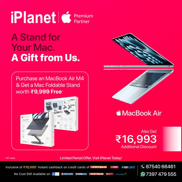  A Stand for Your Mac. A Gift from iPlanet