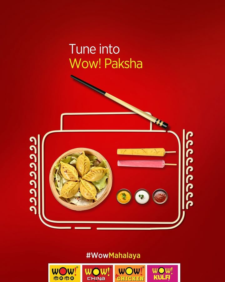 This Mahalaya, let every tune echo tradition, taste, and togetherness And every bite bring a little Wow to your day ...