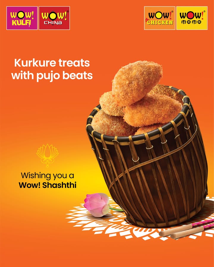 Pujo rhythms, perfectly paired with Kurkure treats. WowShashthi WowPujo Wowpetpujo wowlife durgapujo2025