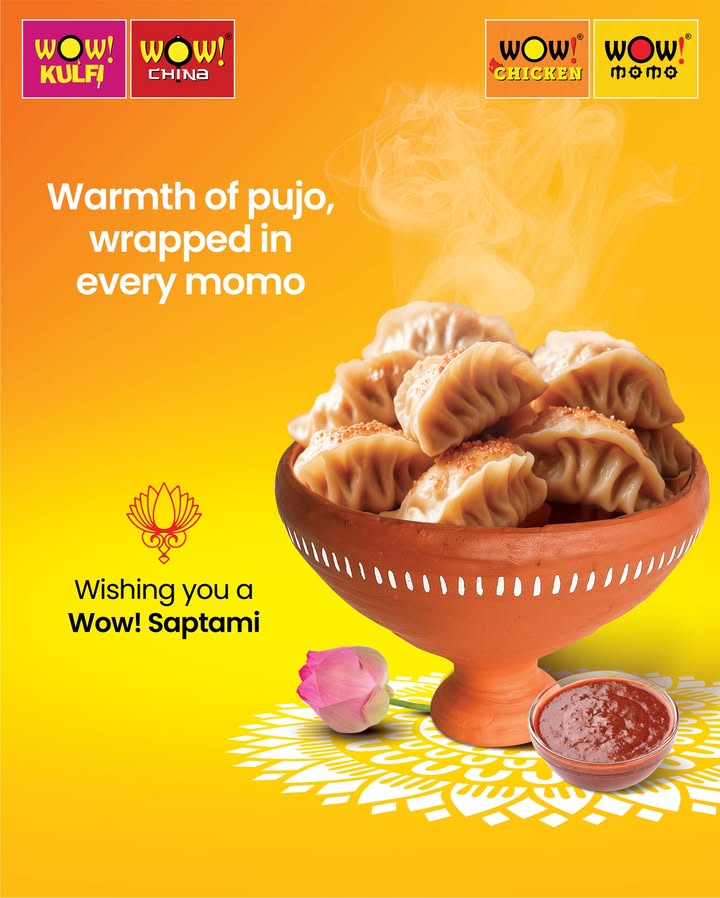 The adda feels warmer with momos on the table. WowSaptami WowPujo Wowpetpujo Petpujo Pujo2025 momo