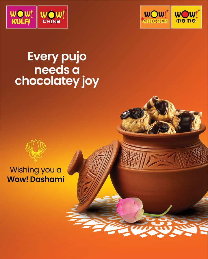 Sweeten your Pujo moments with our chocolate momo. WowDashami WowPujo Wowpetpujo durgapujo2025 shubhobijoya