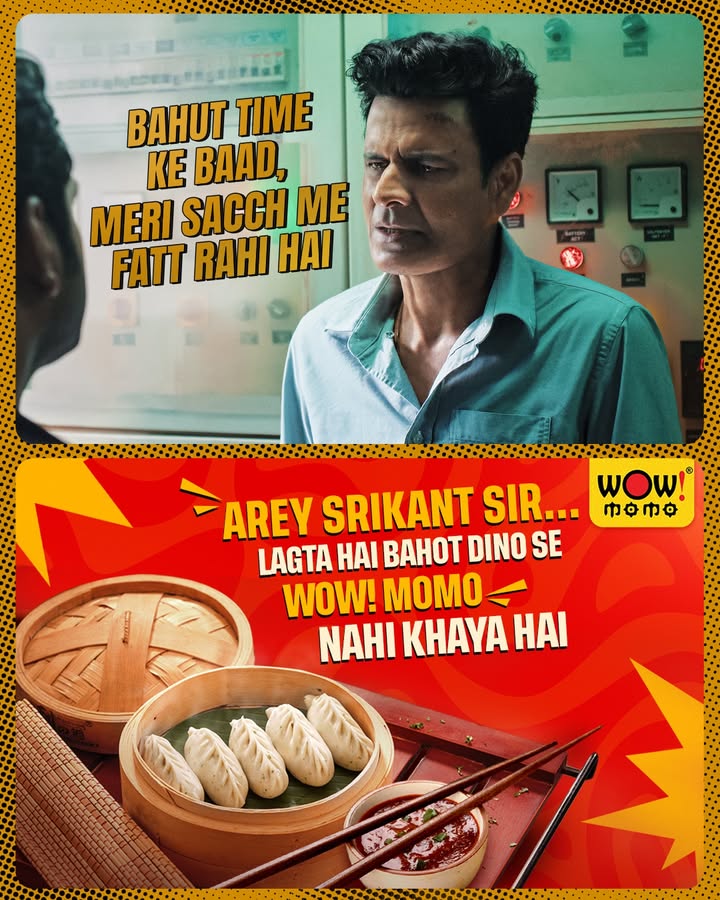 When life gets stressful bas ek plate momo aur sab theek TheFamilyMan AmazonPrime primevideoin familymana...