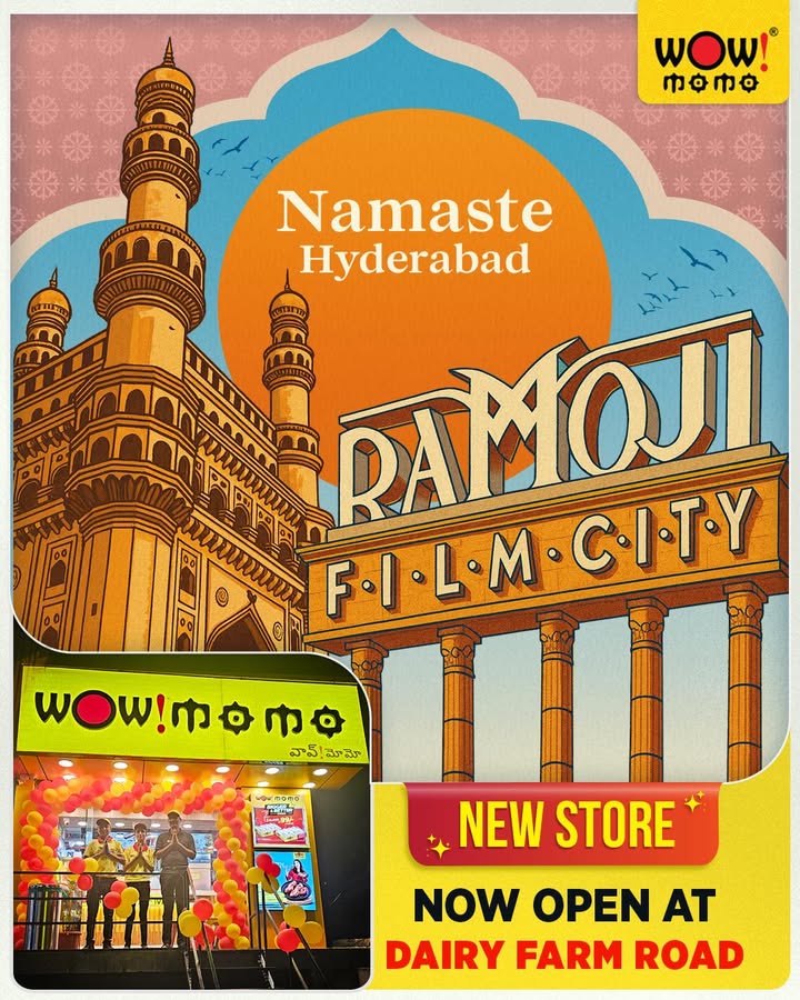 Namaste Hyderabad Get ready to say Wow We are thrilled to announce that Wow Momo is now serving at Hyderabad, D...