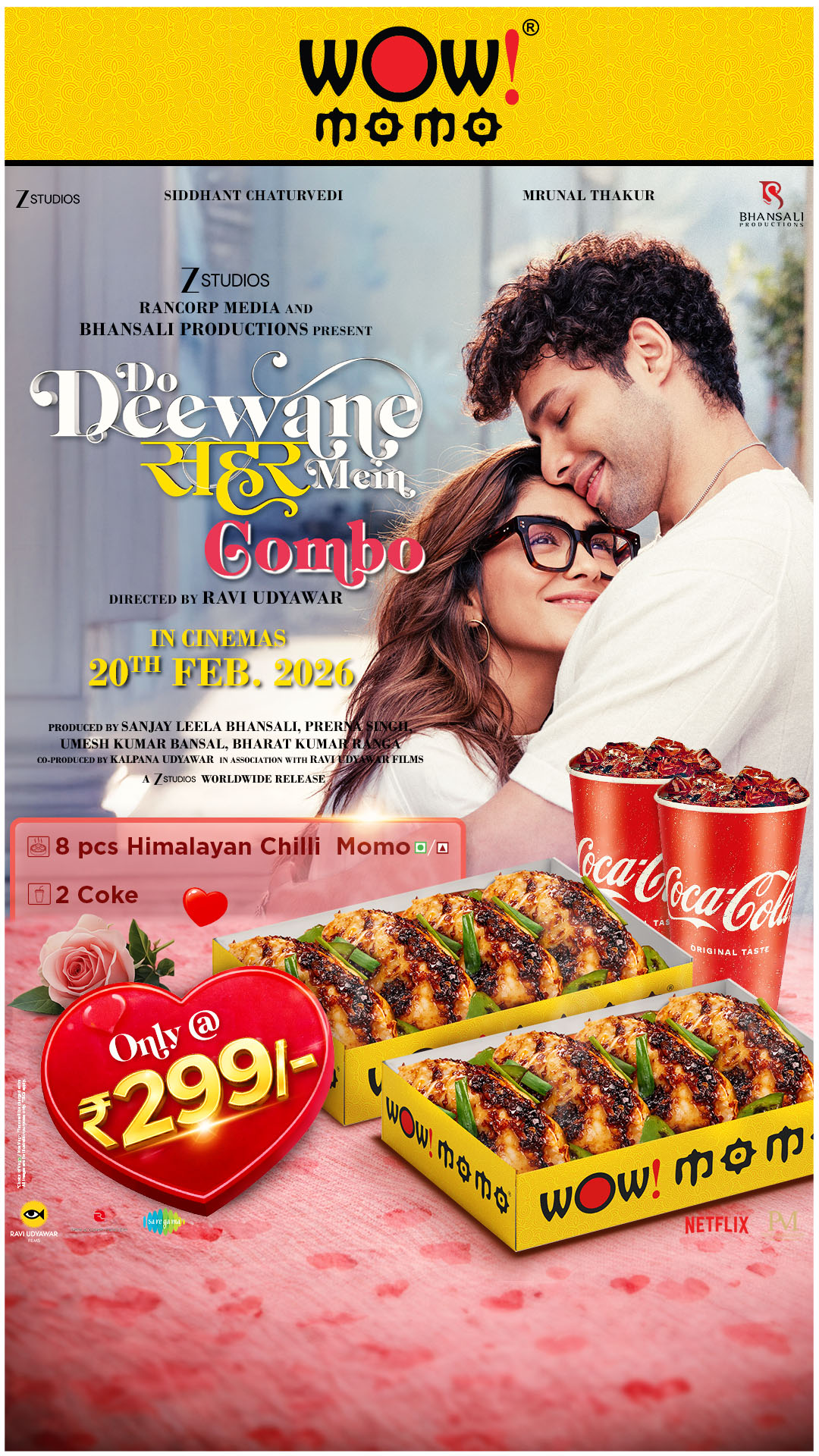 This Valentines make your imperfectly perfect love story Wow Presenting the Do Deewane Seher Mein Combo 8 Pcs ...