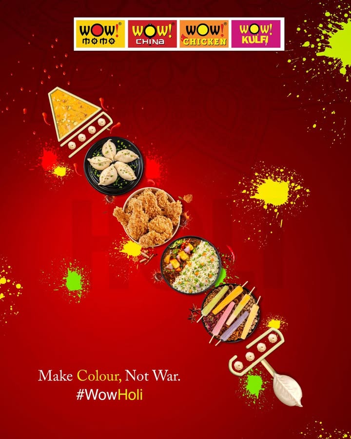 Where colours unite, celebrations begin This Holi, lets gather around flavour not friction