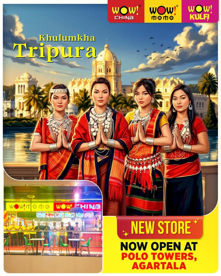 Khulumkha Tripura WOW flavours have now arrived in Agartala Were excited to announce that Wow Momo Wow Ch...