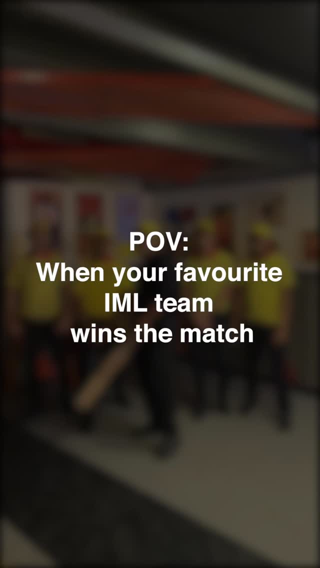 POV Your favourite team wins and now you cant stop dancing Which combo are you vibing with today IML2026 ...