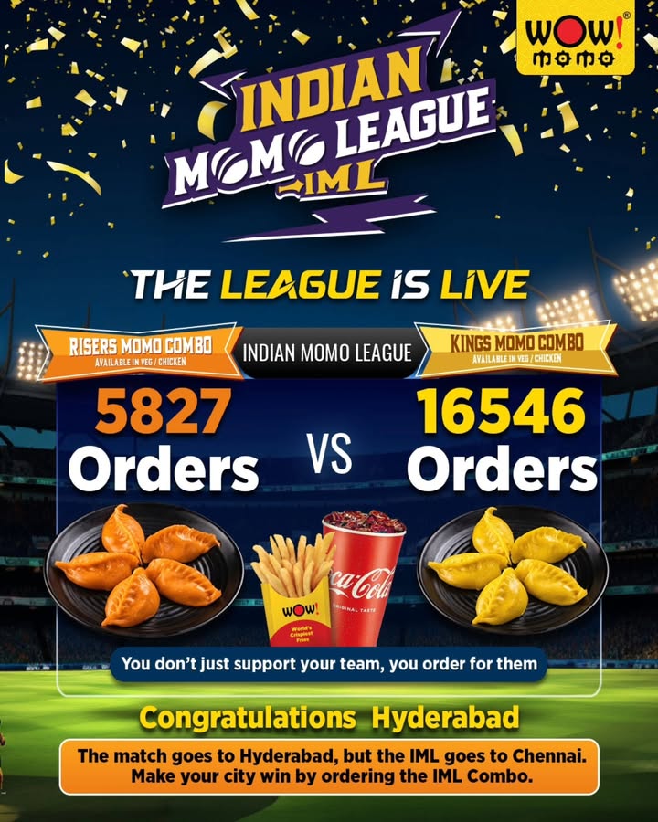 Hyderabad got the win Chennai got the orders Because here, fans dont just cheer they order Make your...