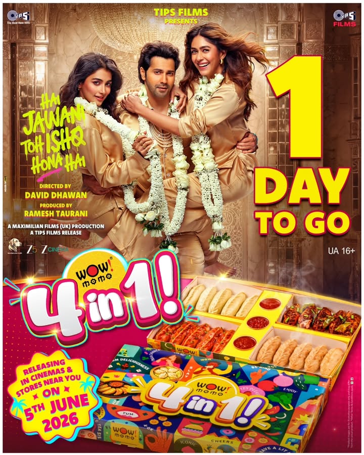 1 day to go for all the ishq, drama WOW Hai Jawaani toh Ishq hona hai aur ishq mein thoda WOW bhi toh ...