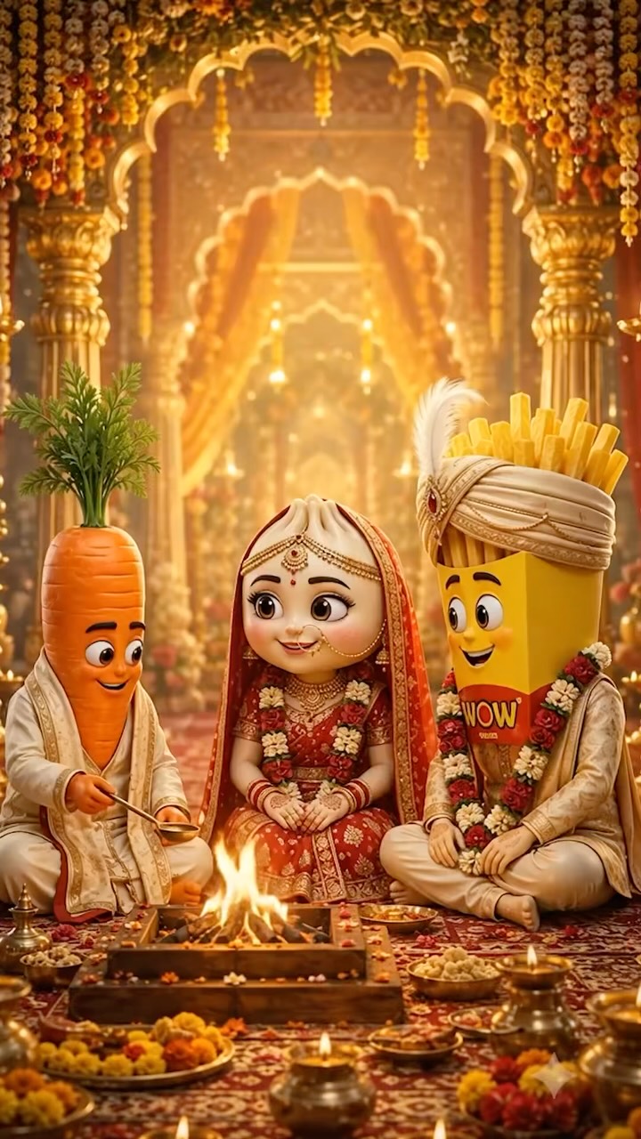 Presenting the Wow wedding of the year Momo Fries officially made for every order