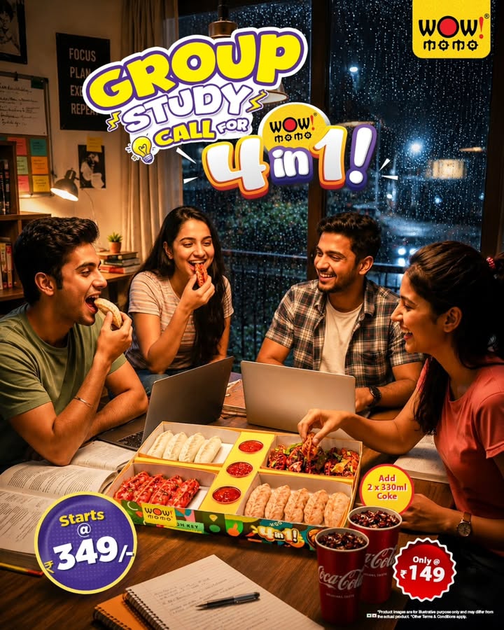 Study breaks hit different when the 4 in 1 Box is on the table. 20 pieces. 4 flavours