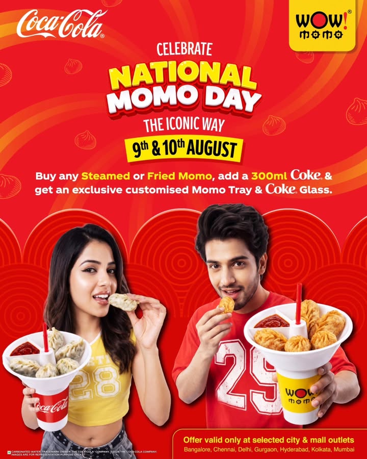 Get ready to celebrate National Momo Day like never before. Celebrate this National Momo Day with the most iconic duo