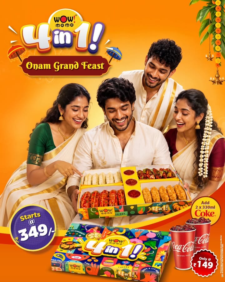 Pull up with your people, because this Onam, the feast is GRAND