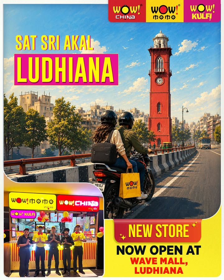 Ludhiana, the WOW just got bigger Were thrilled to announce the opening of Wow Momo, Wow China Wow Kulfi at ...