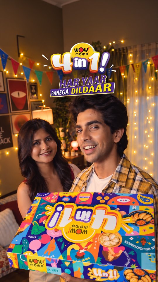  350 mein party Bilkul possible Because with the All New Wow Momo 4 in 1 Box, you get 20 pcs Momos, 4 d...