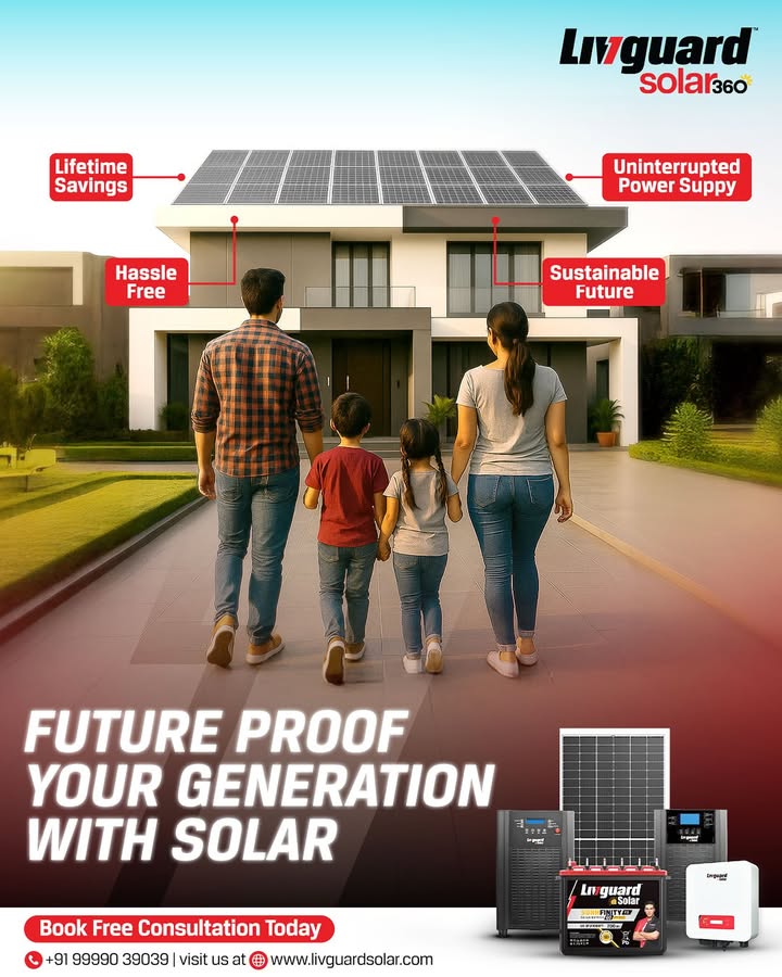 Why pay for power when you can generate your own Solar is the smarter choice for long term savings and a future proof tomor...