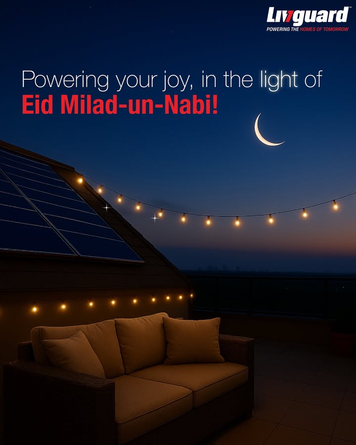 On this blessed Eid Milad un Nabi, may the light of faith and joy fill your homes