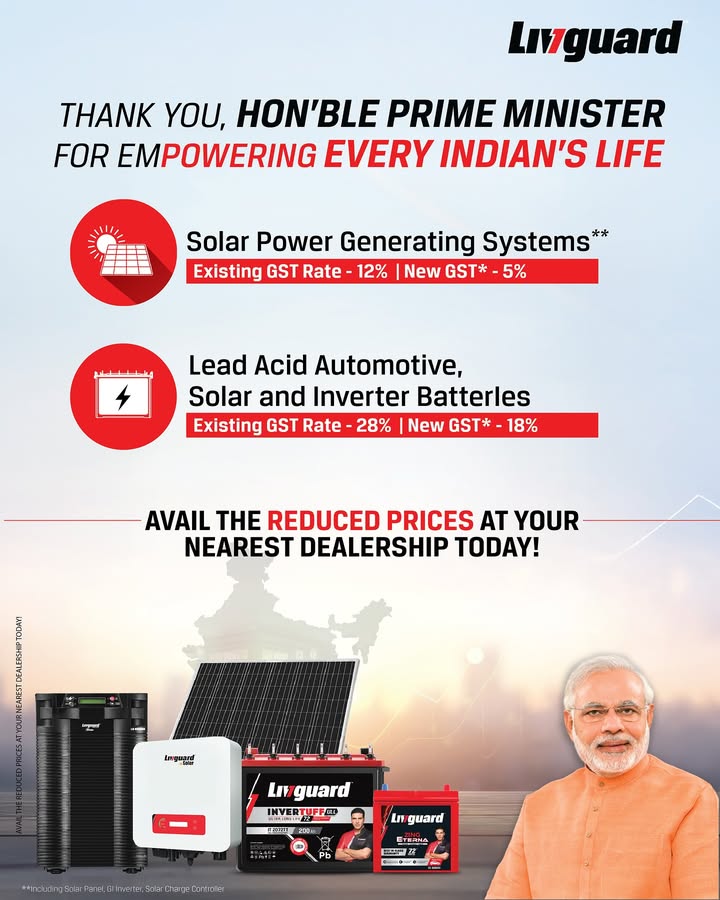 Big News, Bigger Savings We thank our Honble Prime Minister for empowering every Indians life